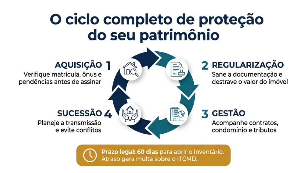 O ciclo completo de proteção ao seu patrimônio